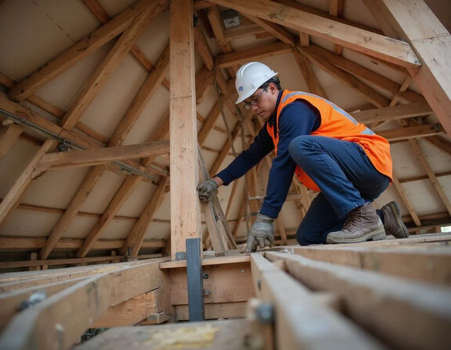 Roof Truss Repair & Strengthening - example 4