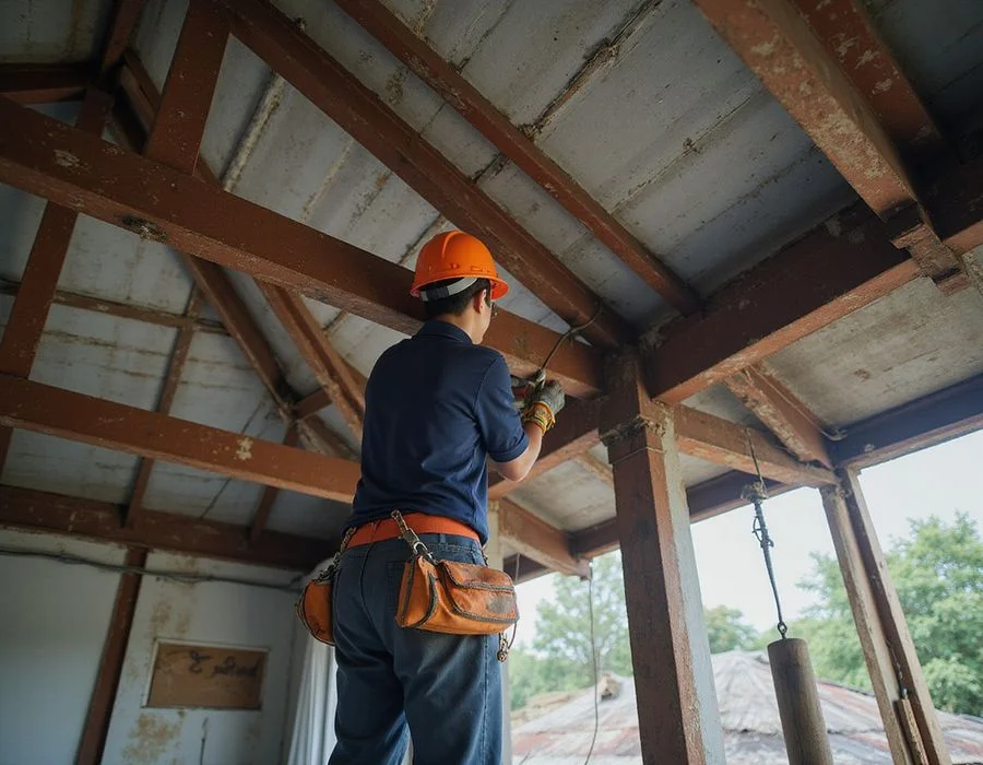 Roof Truss Repair & Strengthening - example 2